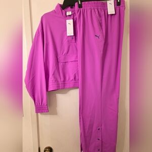 Puma Vibrant Purple Womens Tracksuit